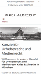 Mobile Screenshot of new-media-law.net
